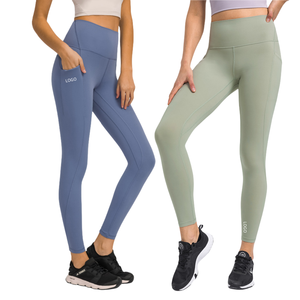 Mallas de Yoga de entrenamiento de cintura alta para mujer, suaves, ecológicas, de alta calidad - Product Image 1