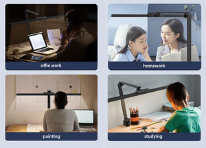 โคมไฟตั้งโต๊ะแบบหนีบ LED อลูมิเนียม พับได้ เคลื่อนย้ายสะดวก ควบคุมด้วยระบบสัมผัส ปกป้องสายตา ปรับได้ แสงสว่างขนาดใหญ่ ดีไซน์เรียบง่าย ใช้ไฟฟ้า - Product Image 6