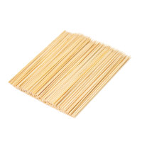 Brochettes jetables en bambou naturel rondes de 2,3 mm x 13,5 cm
