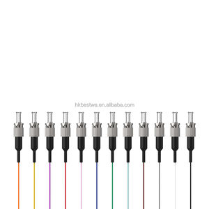 สายไฟเบอร์ออปติกแบบมีหางเปีย12แกน0.9มม. LSZH โหมดเดียว - Product Image 4