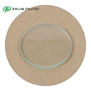 Verre trempé rond transparent personnalisé par le fabricant pour éclairage LED extérieur - Product Image 4