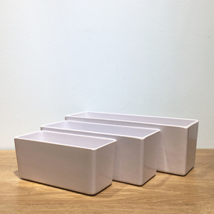 Rectangular Modern Minimalist White Ceramic Succulent <strong>Planter</strong> <strong>Pot</strong> <strong>Rectangle</strong> <strong>Planters</strong> Plastic Flower <strong>Pot</strong> - Product Image 4