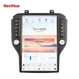 Navihua Hot Sales 14.4'' Vertical Screen Android Radio Car DVD Player GPS Navigation Multimedia Play for Ford Mustang 2015-2022