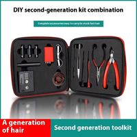 Kit d'accessoires pour fumeurs DIY, pinces en céramique résistantes aux hautes températures et anti-corrosion, étuis en EVA