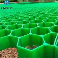 Moule en plastique alvéolé emboîtable en PEHD pour pavés, grille de pavage pour gazon, drainage de parking, garantie 5 ans