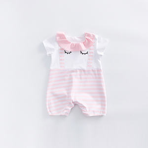 Achat en gros de vêtements pour bébé en coton Pima, combinaison à pompons pour fille, provenant de Chine - Product Image 3