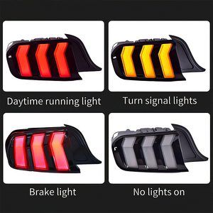 ไฟท้าย LED <span class=keywords><strong>ส</strong></span>ำหรับ Ford Mustang 2015-2023พร้อมเบรก DRL <span class=keywords><strong>ส</strong></span>ัญญาณถอยเลนส์ RGB-อุปกรณ์เ<span class=keywords><strong>ส</strong></span>ริมรถยนต์ใหม่คุณภาพสูงแบบปลั๊ก + เล่น - Product Image 3