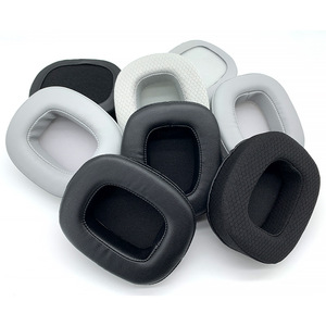 Almohadillas de Repuesto de Alta Calidad, Transpirables, de Malla/Cuero, para Auriculares <span class=keywords><strong>Havit</strong></span> H2002D/Redragon H710 H510, con Espuma Viscoelástica - Product Image 5