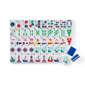 Jeu de tuiles de Mahjong Factory <span class=keywords><strong>Newport</strong></span>, thème Élégance Nautique, 4 couches, tuiles de Mahjong américaines - Product Image 5