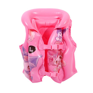 Cartoon Kids <strong>Inflatable</strong> Floatation <strong>Vest</strong> Thickened <strong>PVC</strong> Swim <strong>Vest</strong> Baby Swim Training Summer <strong>Life</strong> Jacket Water Safety Gear - Product Image 2