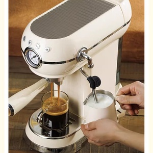 Nouvelle Arrivée Transfrontalière : Machine à Expresso Électrique Rétro 20 bars, Semi-automatique, pour Usage Domestique, Cafetière Italienne - Product Image 4