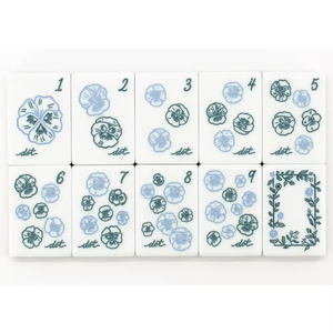 Nuevo Juego de Mahjong Acrílico con Diseño Moderno, Personalizado y Grabado, de 3 Capas, Portátil - Product Image 4
