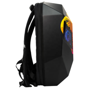 Sac à Dos Intelligent Chevalier Masqué LED LOY GTX-9 Gros Yeux LED Coque ABS Étanche Casque Moto USB Antivol - Product Image 3