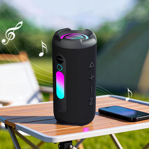 Altavoz Portátil para Festivales, Resistente al Agua IPX6, Altavoz <span class=keywords><strong>de</strong></span> 10 W con Luces RGB Dinámicas, Emparejamiento TWS, Perfecto para Días <span class=keywords><strong>de</strong></span> Playa y Fiestas - Product Image 6