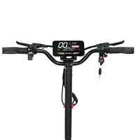 Scooter Eléctrico Todoterreno Plegable GT06 1200W, Llantas Anchas Todoterreno de 11 Pulgadas, 50 km/h, Doble Suspensión, Scooter Eléctrico de Alta Velocidad