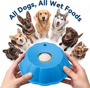 Nuevos comederos lento para perros 2026 para líquidos y golosinas, juguete de bola de entretenimiento, tazón para lamer para perros, tazón antideslizante para lamer para perros con caldo de hueso - Product Image 5