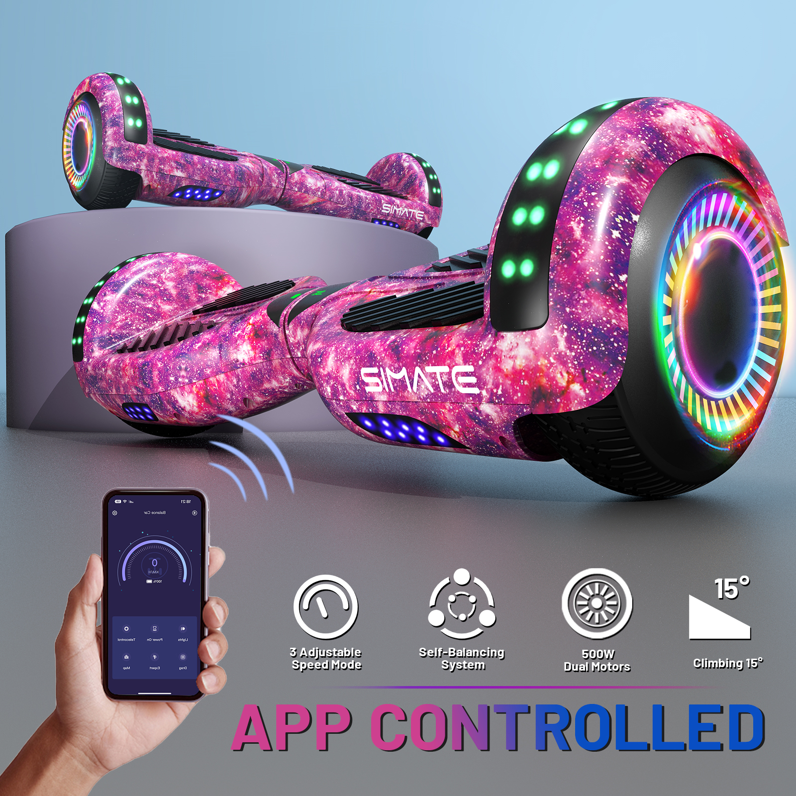 Shop Online Chic Hoverboard 6.5-inch Wheels for Speed | Alibaba.com