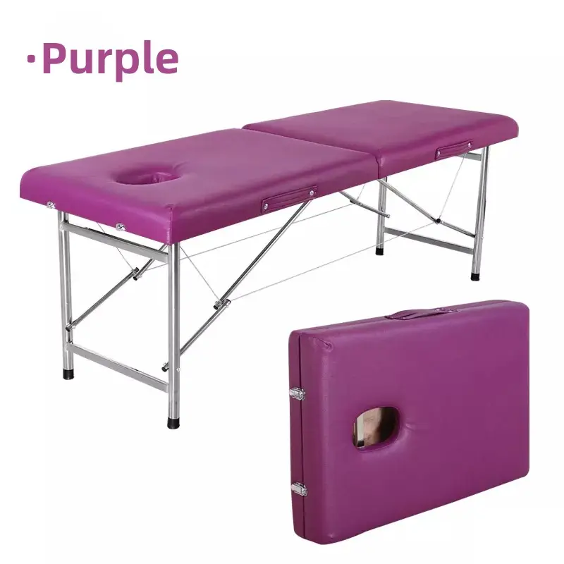 Portable Massage Table Professional Folding Aesthetic Spa Tattoo Stretchers Couch Beauty Salon Foldable Massage Bed