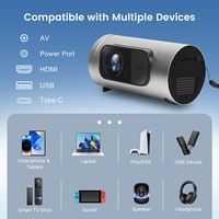 Proyector Inteligente Q8 Pro 4K 3D 1080P Android 14 350ANSI Lúmenes LCD Portátil Mini KQ8 Pro Cine en Casa