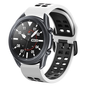 Bracelets de montre en silicone de 20 22 mm pour <span class=keywords><strong>Huawei</strong></span> <span class=keywords><strong>Watch</strong></span> <span class=keywords><strong>GT</strong></span> 2/3 <span class=keywords><strong>42</strong></span> 46 mm Bracelets GT2 Pro GT3 Pro 43 46 mm Bracelet de montre intelligente - Product Image 4