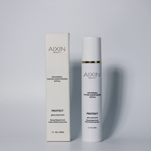 AiXin - Protector <span class=keywords><strong>Solar</strong></span> <span class=keywords><strong>Hidratante</strong></span> <span class=keywords><strong>con</strong></span> <span class=keywords><strong>Color</strong></span>, 50 ml, Protección UVA/UVB, Ácido Hialurónico, FPS 46, Base de Maquillaje - Product Image 6