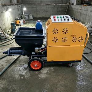 Machine de pulvérisation de mortier électrique durable avec pompe pour la finition du béton des escaliers et des marches de stades - Product Image 4