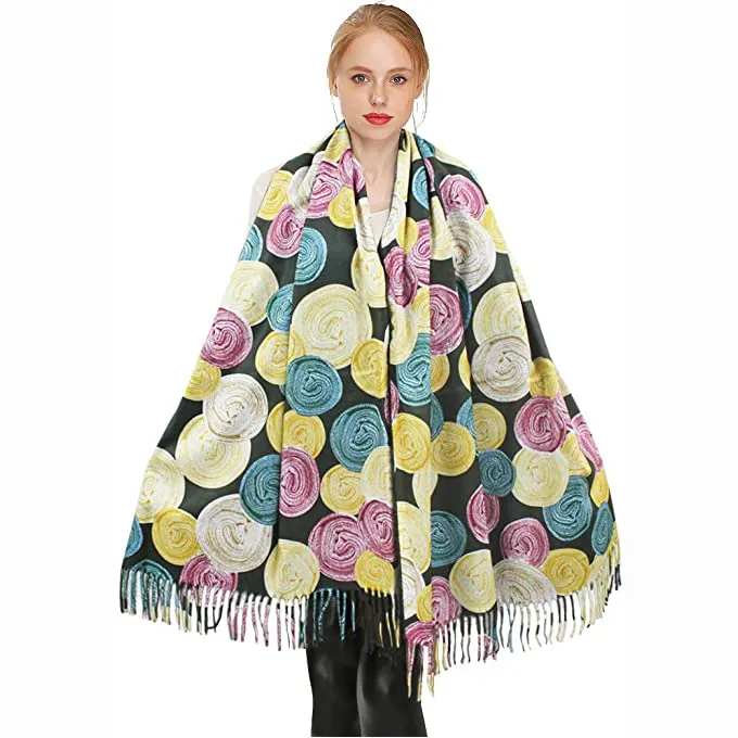 High quality pashmina scarf Chinese style lady fashion shawls hot selling