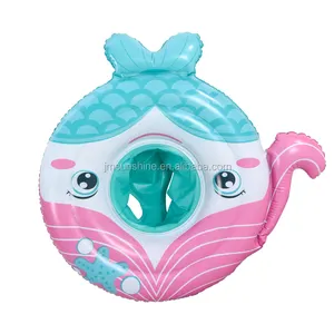 ISO9001 निर्माता कस्टम पीवीसी बच्चे मरमेड तैरना फ्लोट सीट inflatable गेंडा पशु बच्चों तैरना अँगूठी पूल फ्लोट