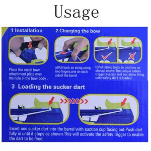 Juguete deportivo al aire libre para niños, Arma de tiro con arco y flecha de plástico, <span class=keywords><strong>ballesta</strong></span>, novedad de verano - Product Image 5