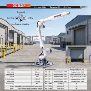 Robot de peinture automatique - Équipement de revêtement à 6 axes pour pièces automobiles et meubles en bois, fonctionnement flexible - Product Image 1