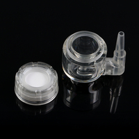 Diffuseur d'atomiseur CO2 transparent pour aquarium planté, compteur de bulles, remplacement du diffuseur en céramique, utilisation écologique, plastique PC
