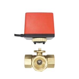 Unidad de bobina de ventilador de latón Industrial OEM válvula de bola motorizada Válvula de Control fuente de alimentación 24V/110V/220V piezas para sistema Hvac - Product Image 6