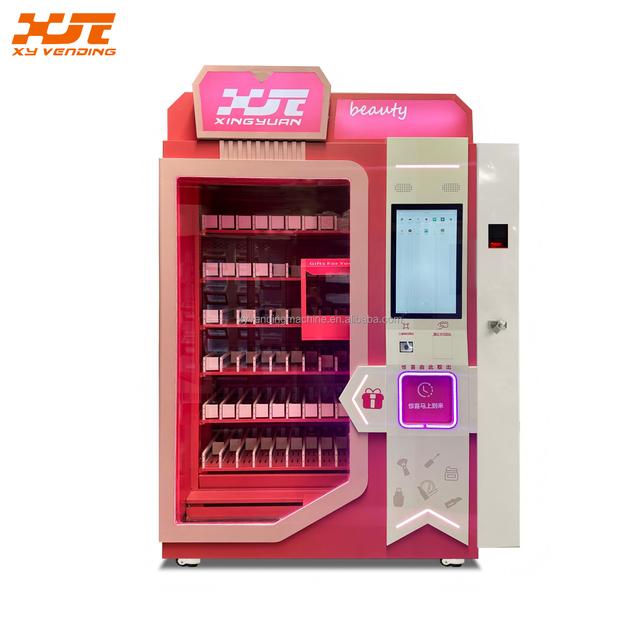 2026 Smart 24 Hours Self-service Automatic Make up Vending Machine with 21.5-inch Touch Screen Stainless Steel SDK Enabled