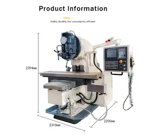 XK5040 במבצע מכונת כרסום CNC מכונת כרסום מתכת מכונת כרסום עם איכות גבוהה והשירותים הטובים ביותר