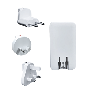 Cargador de Viaje Empresarial GaN de 65W con Carga Rápida y Doble Puerto - Product Image 1