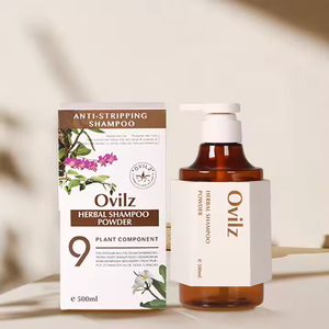 Shampooing Herbal OVILZ <span class=keywords><strong>Naturel</strong></span> au Curcuma et à l'Aloe Vera, Nourrissant, Volumisant, <span class=keywords><strong>Dégraissant</strong></span> et <span class=keywords><strong>Anti</strong></span>-Stripping - Product Image 6