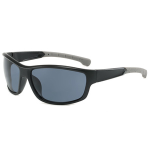 Lunettes de soleil sport Xsy, monture argentée, verres polarisés PC, protection UV400, pour le cyclisme et la conduite en extérieur - Product Image 2
