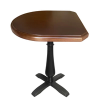 Table de salle à manger en bois massif, table de bar de style taverne, table de café, table rectangulaire pour restaurant occidental, table de forme irrégulière, style taverne commercial