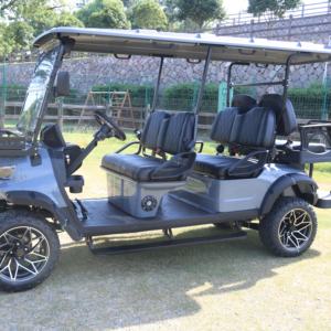 Carro de golf eléctrico de alta calidad de 48V con baterías de litio duraderas de 4 ruedas para desplazamientos - Product Image 5