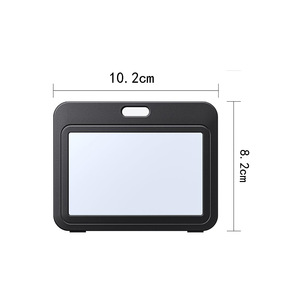Porta Tarjetas Horizontal para Permisos de Trabajo Transfronterizos, Doble Cara, Transparente, Rígido, para Tarjetas de Crédito, Tarjetas de Estudiante, Tarjetas de Autobús - Product Image 5