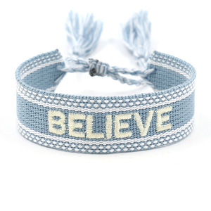 Pulseras tejidas con borlas para envolver la <span class=keywords><strong>amistad</strong></span>, pulseras bordadas <span class=keywords><strong>de</strong></span> <span class=keywords><strong>amor</strong></span>, Hope, <span class=keywords><strong>feliz</strong></span>, envolver el sueño, suerte - Product Image 2