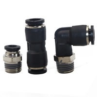 SYD-1183 connecteurs de tuyau d'air union PU 4mm 6mm 8mm 10mm 12mm 14mm 16mm raccord pneumatique hydraulique en plastique à raccord rapide