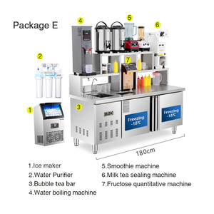 Thiết Bị Pha Trà Sữa, Thanh Trà Bong Bóng Và Quầy Bar Trà Bong Bóng Với Máy Làm Lạnh - Product Image 6