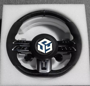 Volante <span class=keywords><strong>OLED</strong></span> in Fibra di Carbonio per Mercedes Benz W206 W205 W204 W222 W223 W213 W177 W463AMG GT GLS63 GLE63 SL63 - Product Image 5