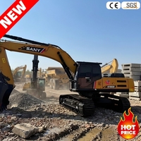 Excavatrice Sany SY365 d'occasion, grande taille, marque n°1 en Chine, 36,5 tonnes, 90 % neuve, faible nombre d'heures, diesel, sur chenilles, hydraulique, certifiée CE, à vendre