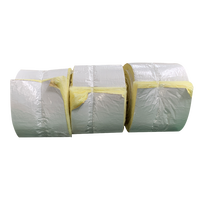 Manta de Lana de Vidrio R11 ASTM C518 para el Mercado Mexicano con Revestimiento Blanco Ignífugo para Techos