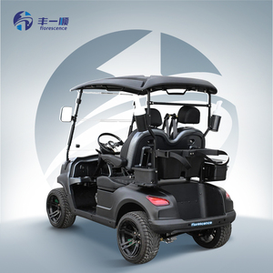 New Golf Cart 2 Seater <strong>Black</strong> Off-Road Utility EV Golf <strong>Buggy</strong> - Product Image 2