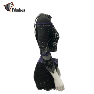 Custom All-Star Cheerleading Uniforms Women Comfortable Breathable <strong>Sexy</strong> Rhinestone Design Custom Team Colors OEM <strong>Cheerleader</strong> - Product Image 4