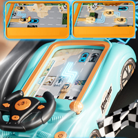 Volants de simulation Advenude Kids Racing Toy Car Desktop Game