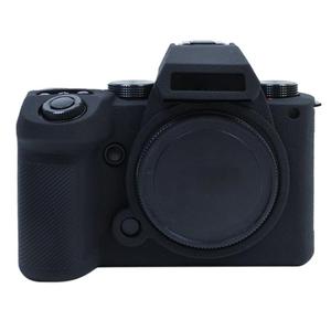 Étui de protection en silicone souple pour appareil photo Panasonic <span class=keywords><strong>LUMIX</strong></span> S5 II, motif litchi, antichoc, pour DC-S5M2GK - Product Image 2